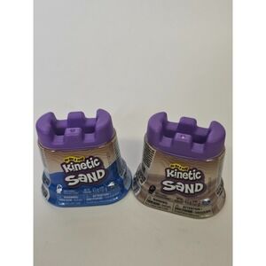 Kinetic Sand Castle 2 Pack Natural Sensory